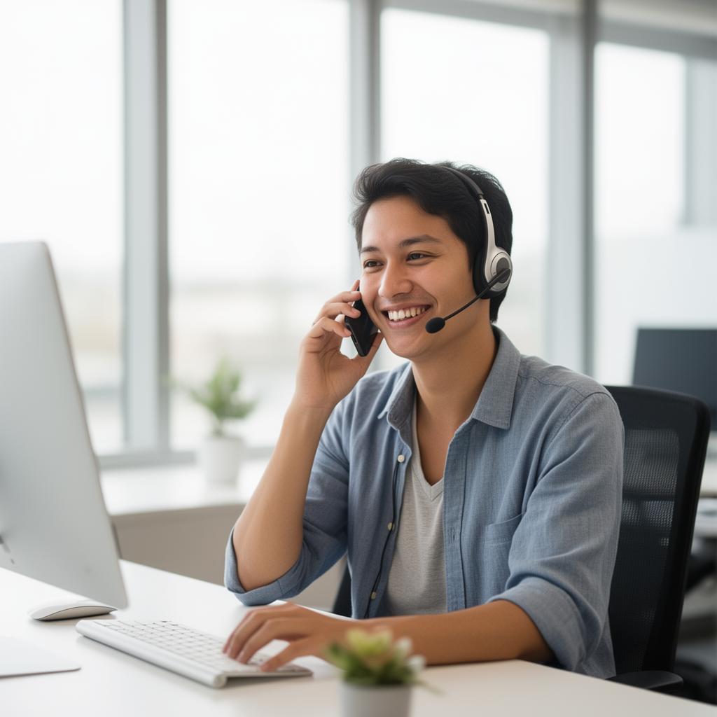 A licensed Meet Coverage Plans advisor speaking with a customer