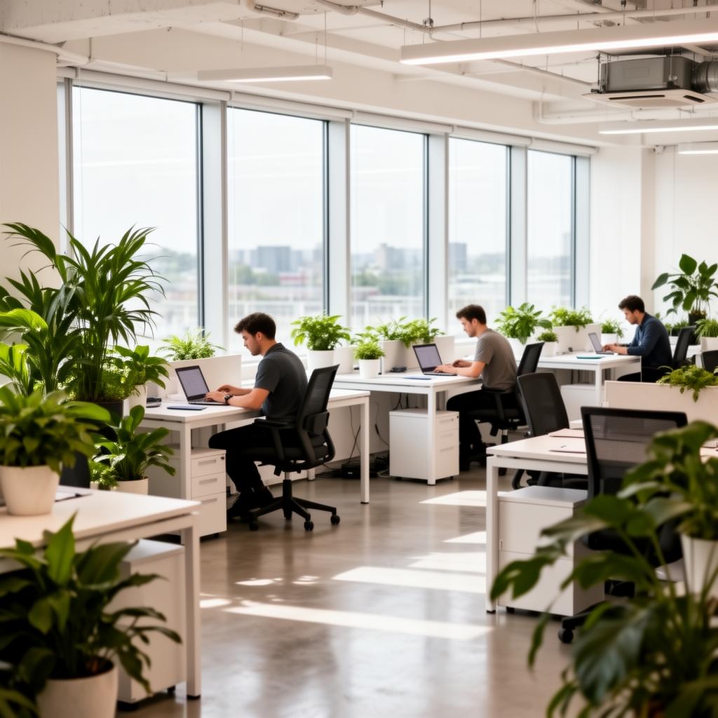 The Meet Coverage Plans advisor team in a bright modern office